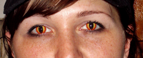 Farbige Kontaktlinsen