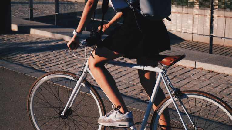 Durch Radfahren abnehmen