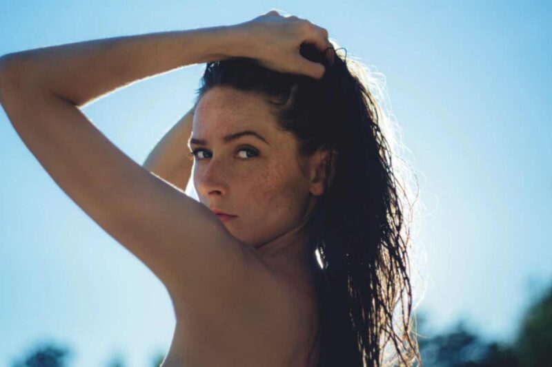 Gesichtspflege im Hochsommer